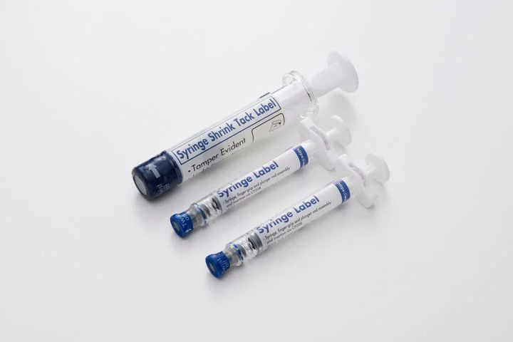 Medical device packaging shrink labels