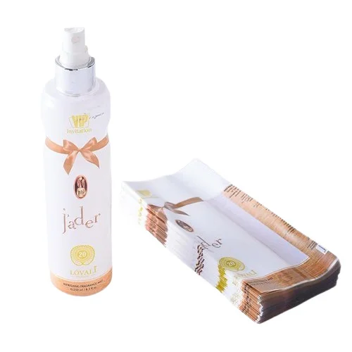 Perfume bottle shrink labels 2