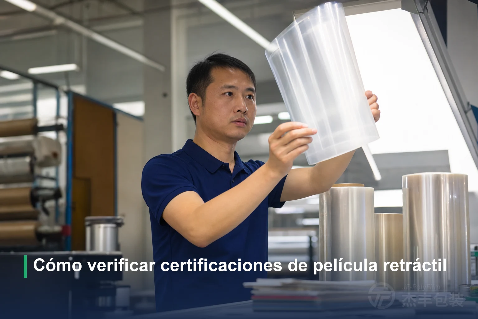 Cómo verificar certificaciones de película retráctil